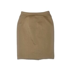 Ellen Tracy Womens Camel Color  Regular Fit Classic Straight & Pencil Skirt‎ XS